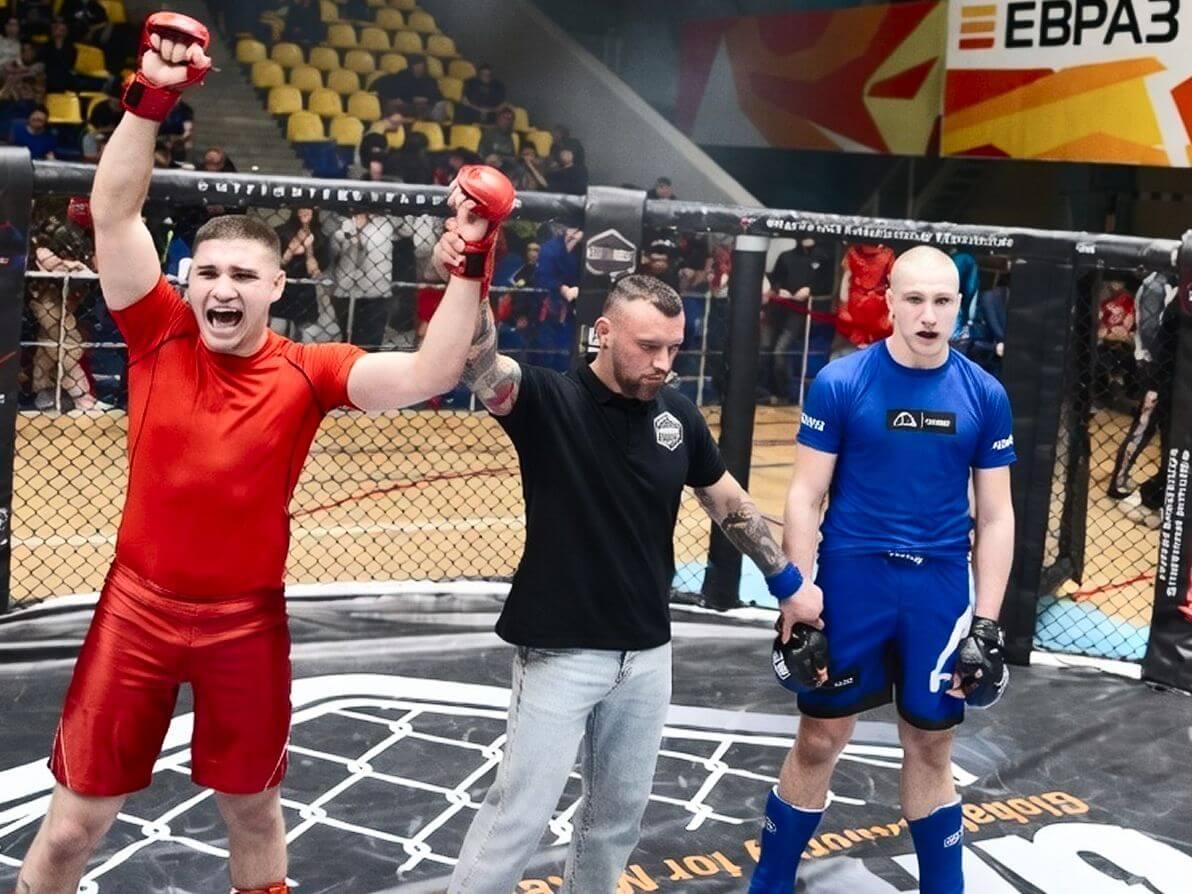 Moment of triumph on the tatami in Nizhny Tagil.