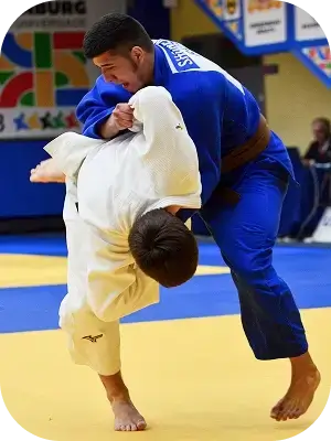 Классический бросок из дзюдо